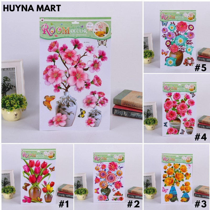 Tranh dán tường 3D hoa nổi trang trí phòng khách room decor cam kết sản phẩm đúng mô tả chất lượng đảm bảo
