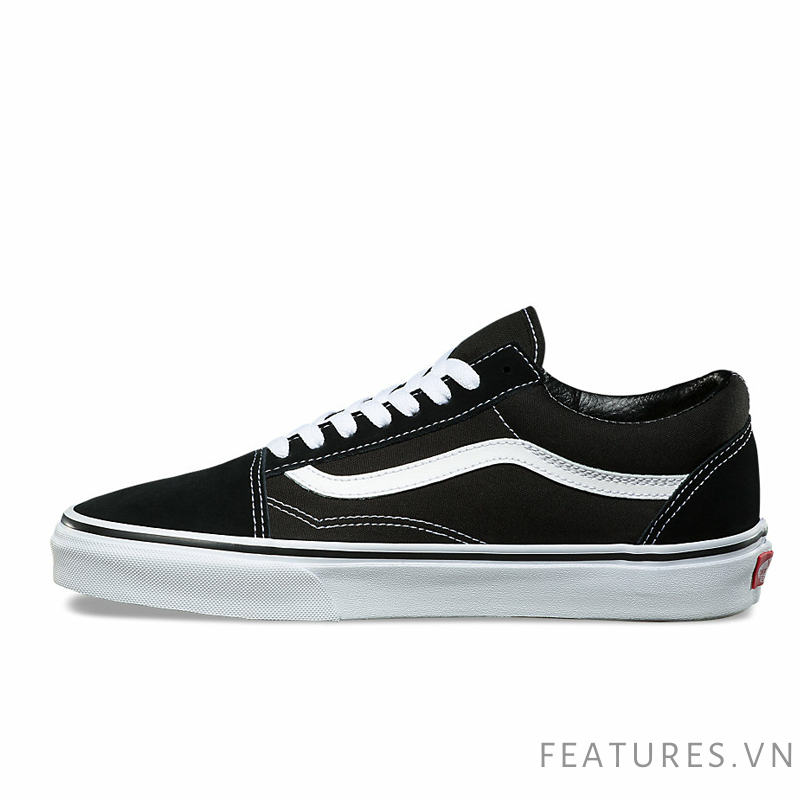 [GIÀY CHÍNH HÃNG] Vans Old Skool Black White Ship US