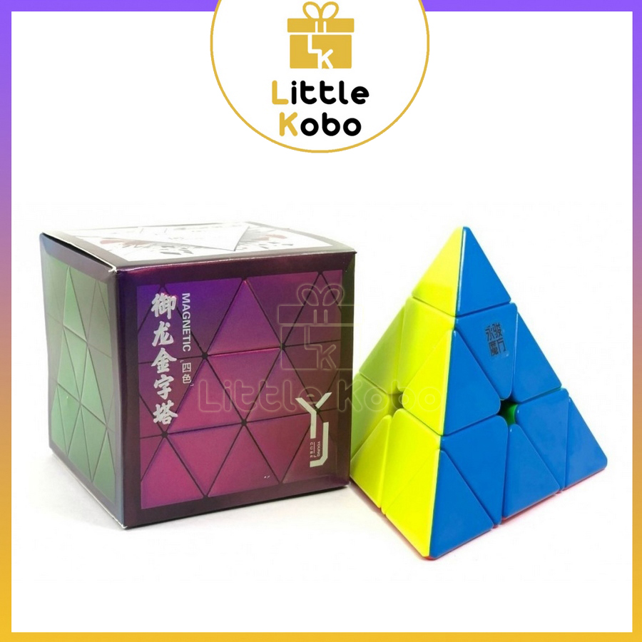 Rubik Pyraminx YJ YuLong Pyraminx V2 M Rubic Biến Thể Kim Tự Tháp Đồ Chơi Trí Tuệ Trẻ Em Phát Triển Tư Duy - Little Kobo