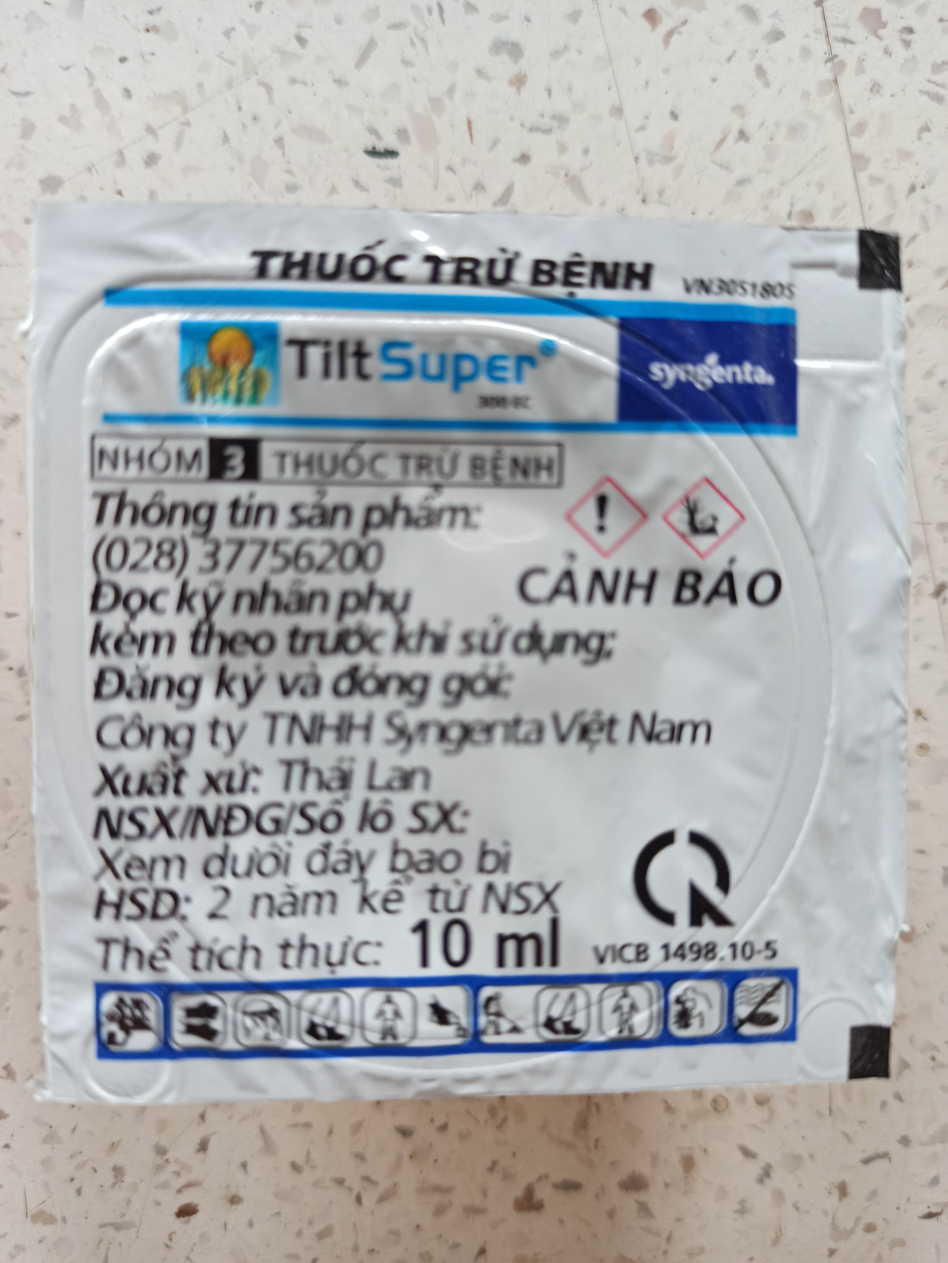 Thuốc trừ bệnh TILT SUPER 300EC 10ml
