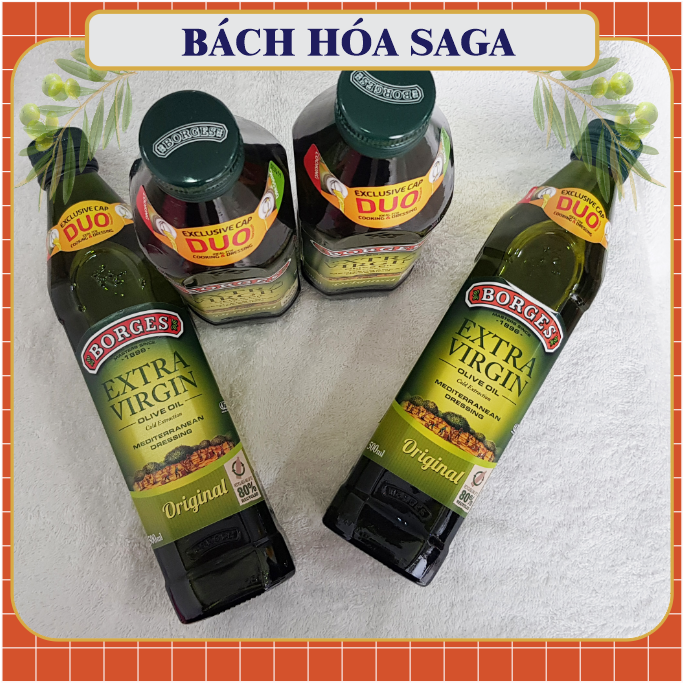 Dầu Oliu Siêu Nguyên Chất Extra Virgin Borges Cao Cấp