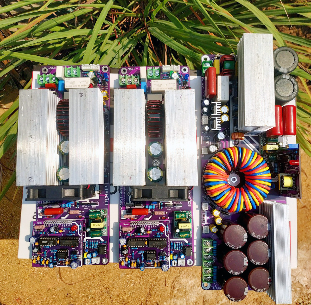 Class D 6Fet Power & Source Circuit Combo