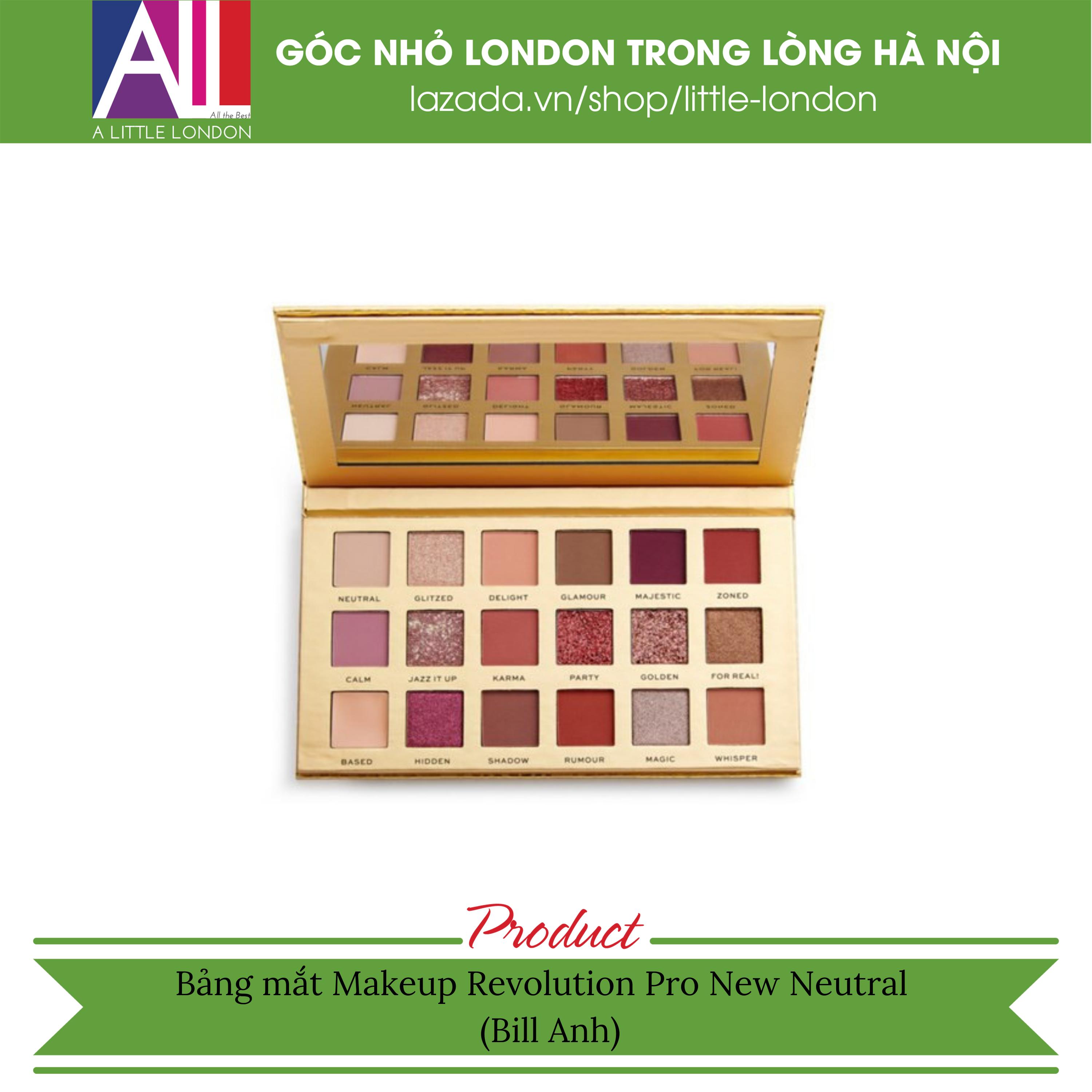 Bảng mắt Makeup Revolution Pro New Neutral