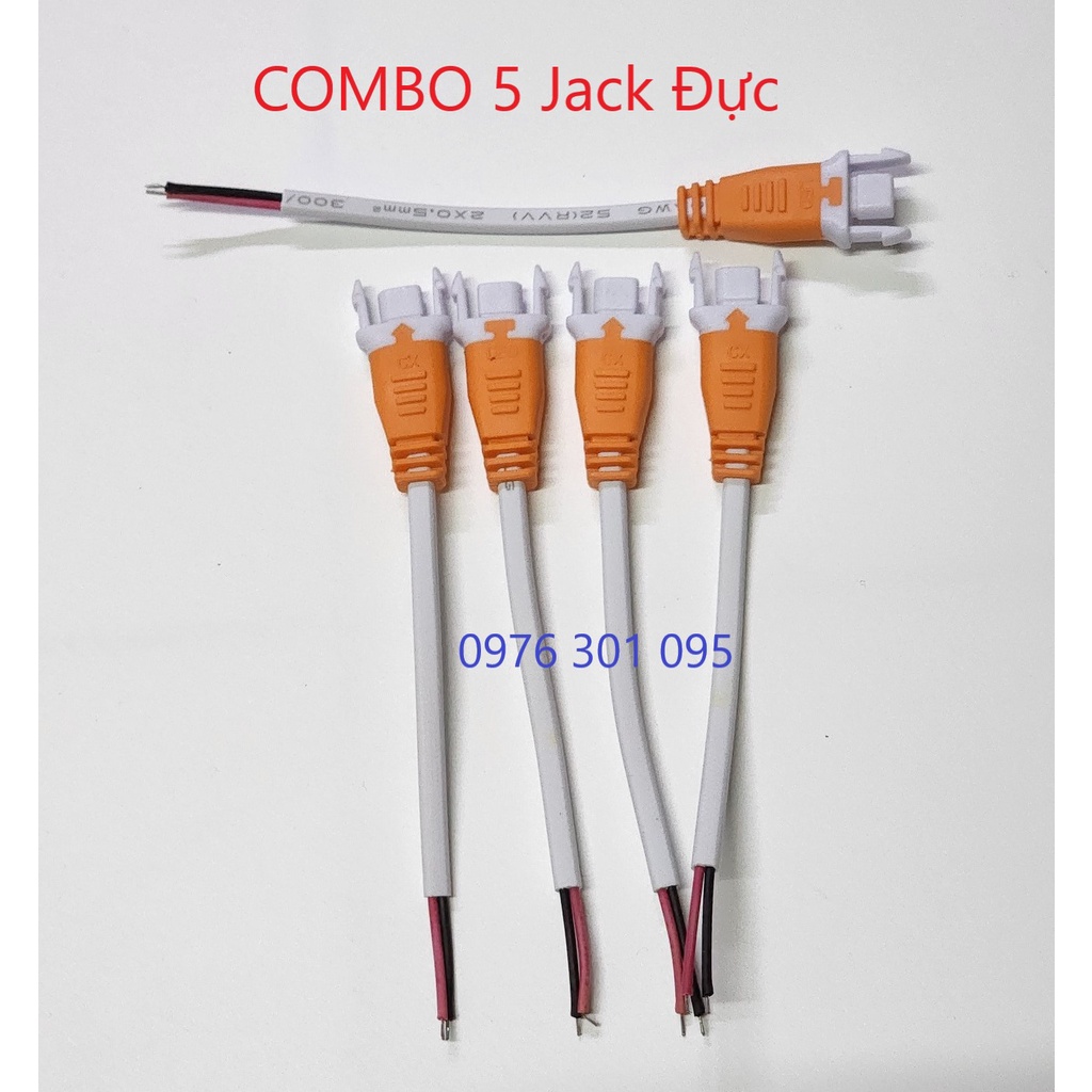 Dây Nguồn Đèn Led Thanh 220v Dài 3m (có giắc cắm đèn và công tắc)