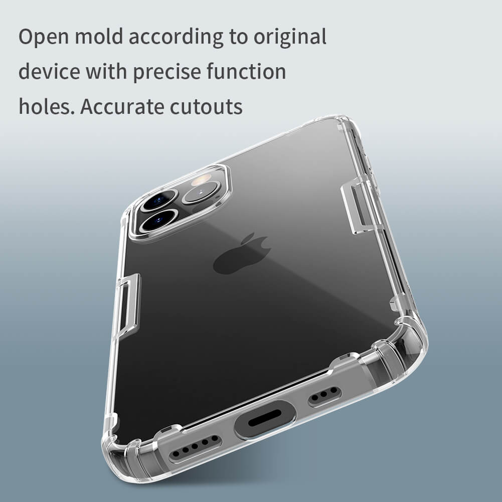 Ốp lưng Nillkin Iphone 12 Pro silicon dẻo, trong suốt
