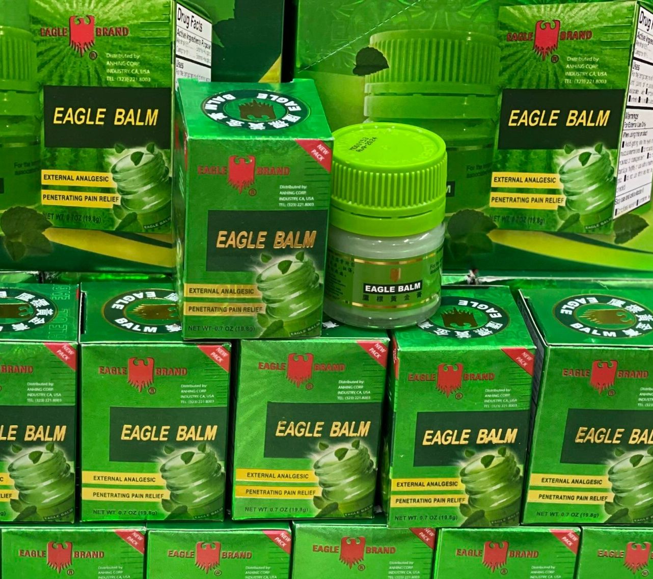 Dầu Cù Là con Ó Eagle Balm Eagle Brand 19,8g của Mỹ [USA]