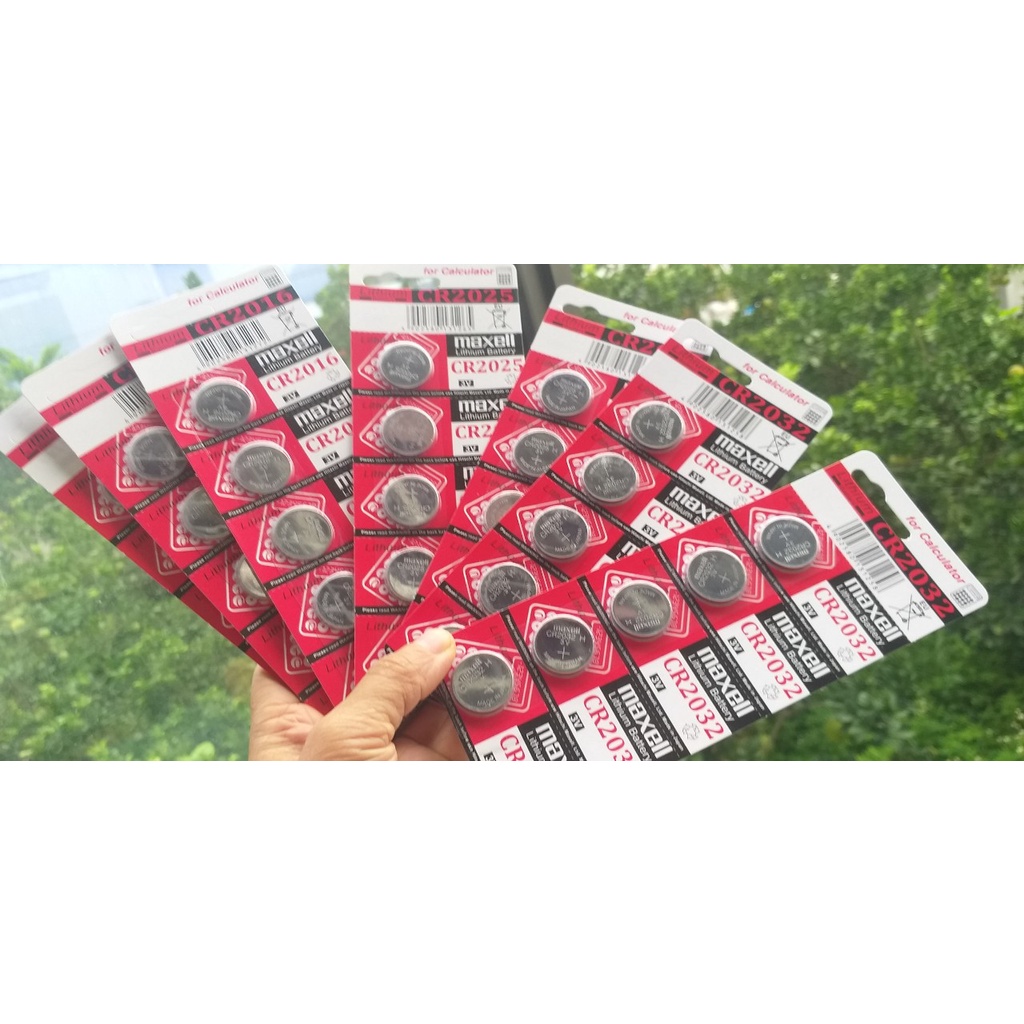 Vỉ 5 Viên Pin MAXELL CR2032 Lithium 3V