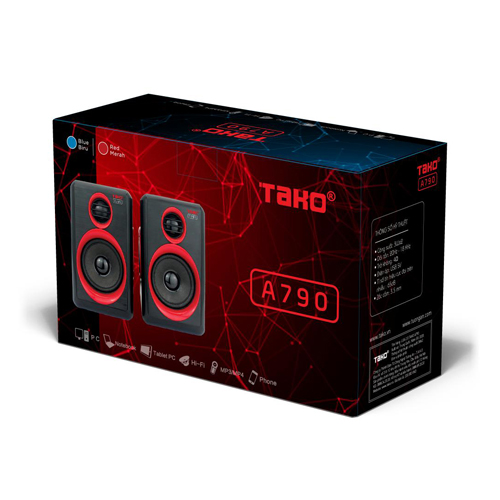 Loa vi tính 2.0 TAKO A790 (màu đen)