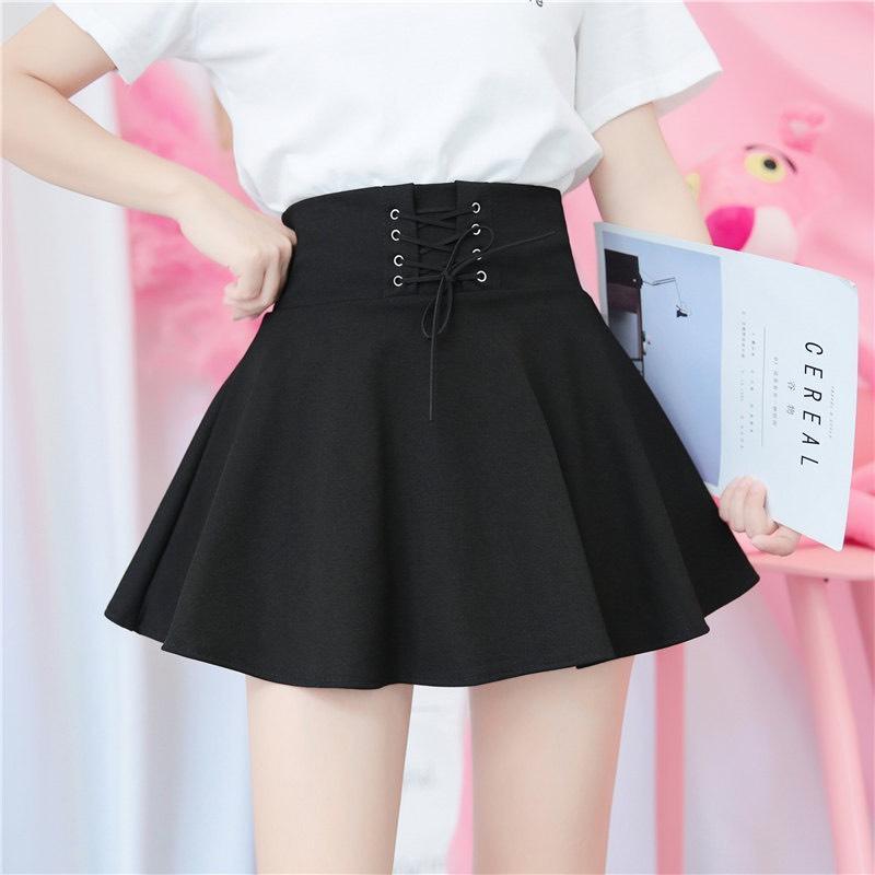 Chân Váy Ngắn Xếp Ly Đan Dây Trẻ Trung Năng Động THO WM SKIRT 800019 B