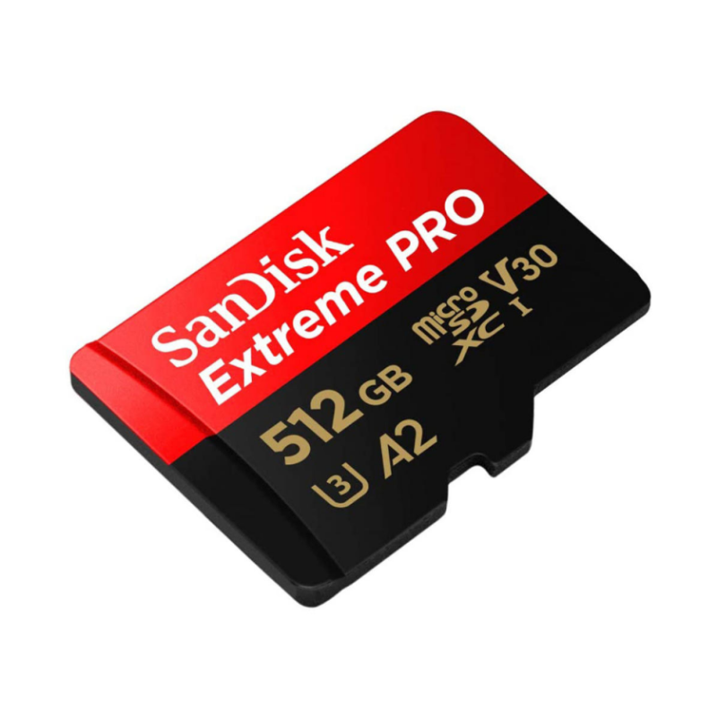 [Sản Phẩm Mới] Thẻ Nhớ MicroSDXC SanDisk Extreme Pro V30 U3 4K A2 256GB R170MB/s W90MB/s (Đen đỏ)