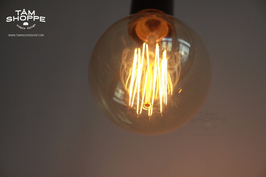 [HCM]Bóng Đèn Sợi Tóc Edison Tròn (G80 - G95) - G95St