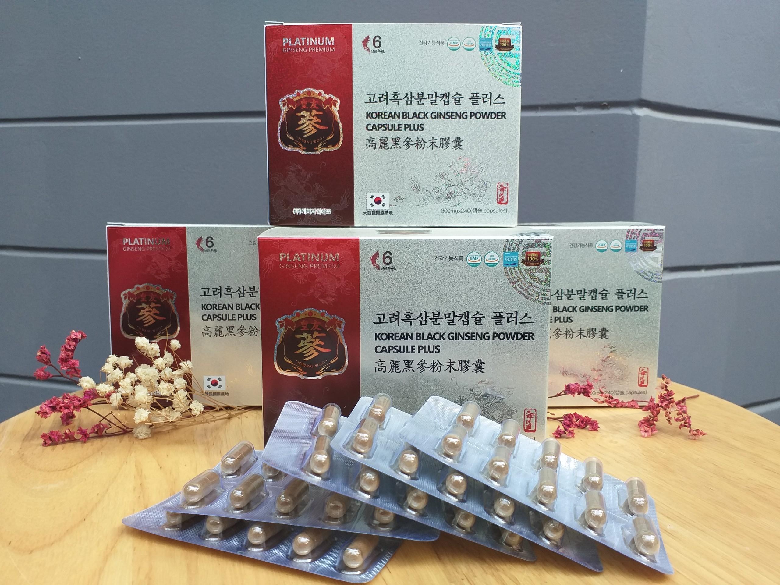 THỰC PHẨM DÀNH CHO SỨC KHỎE KOREA BLACK GINSENG POWER CAPSULE PLUS