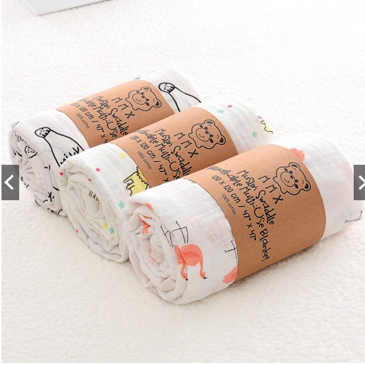 Khăn tắm sợi tre Aden cuộn muslin, sản phẩm tốt với chất lượng và độ bền cao, cam kết giống như hình