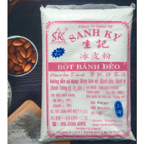 Bột bánh dẻo sanh ký gói 1kg