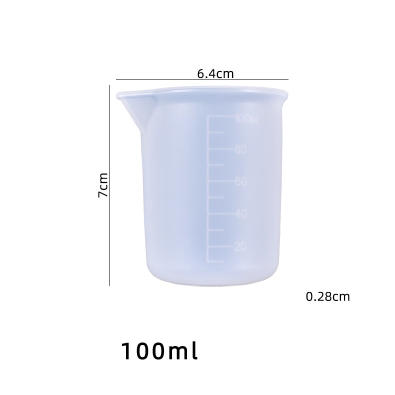 Cốc silicone pha keo Epoxy Resin, cốc silicone 100ml, 250ml