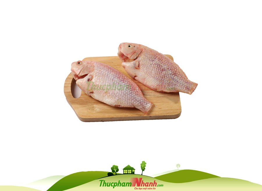Cá điêu hồng nguyên con làm sạch cấp đông 400g - 500g/con