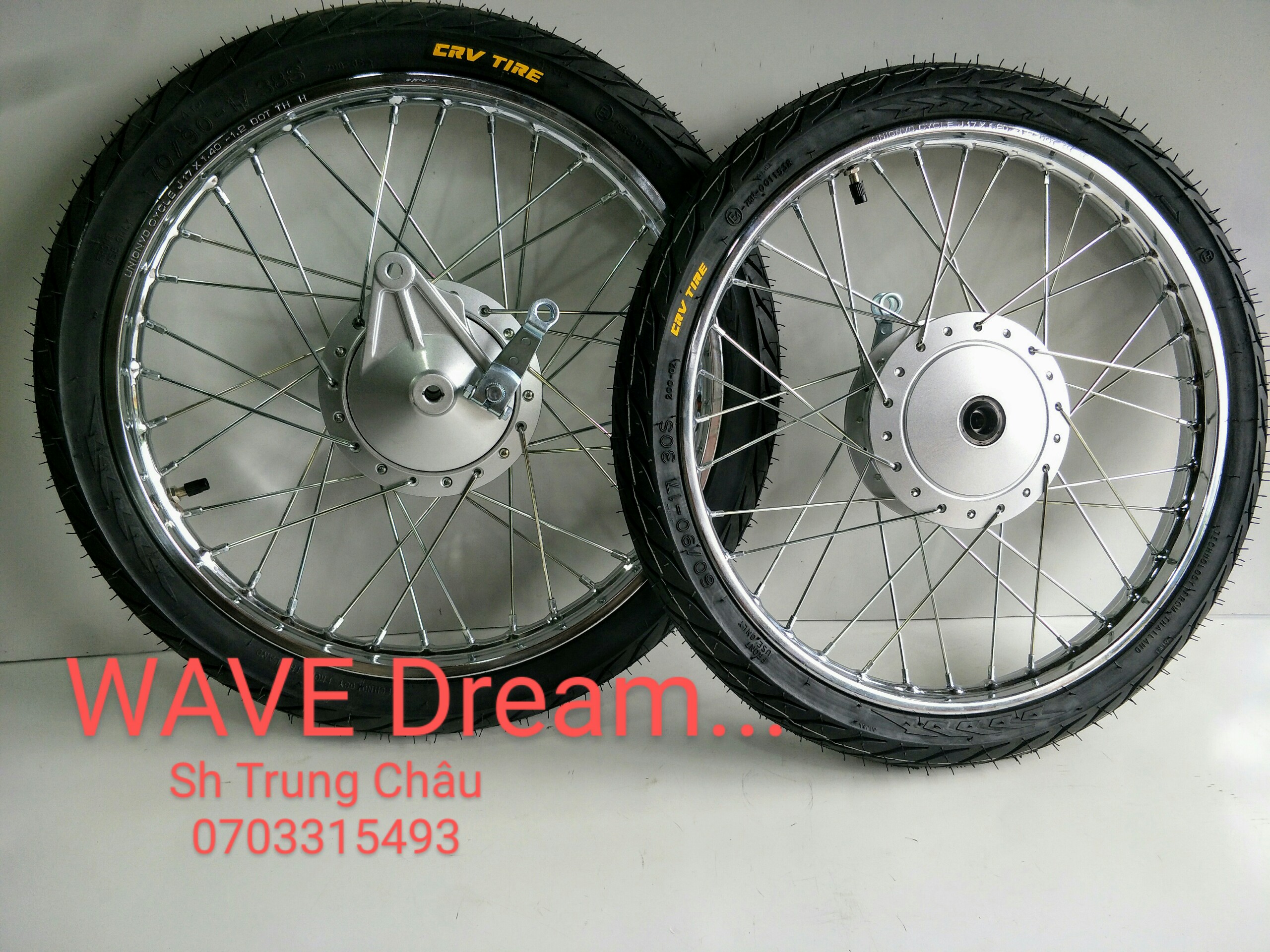 Combo bánh căm WAVE Dream về xỏ cốt là chạy