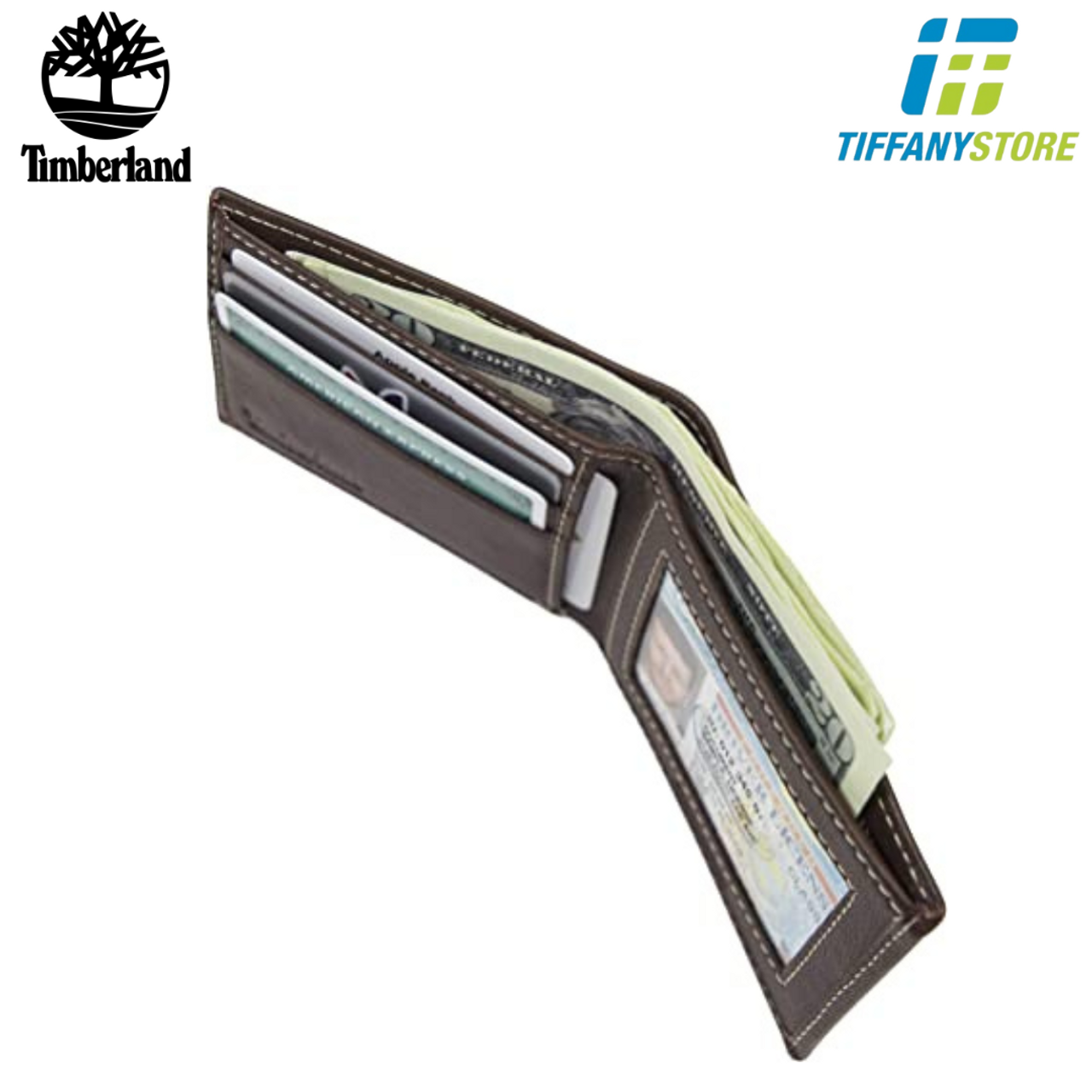 Ví nam Timberland Sportz Quad Leather Passcase Wallet
