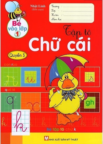 Fahasa - bé vào lớp 1 - tập tô chữ cái