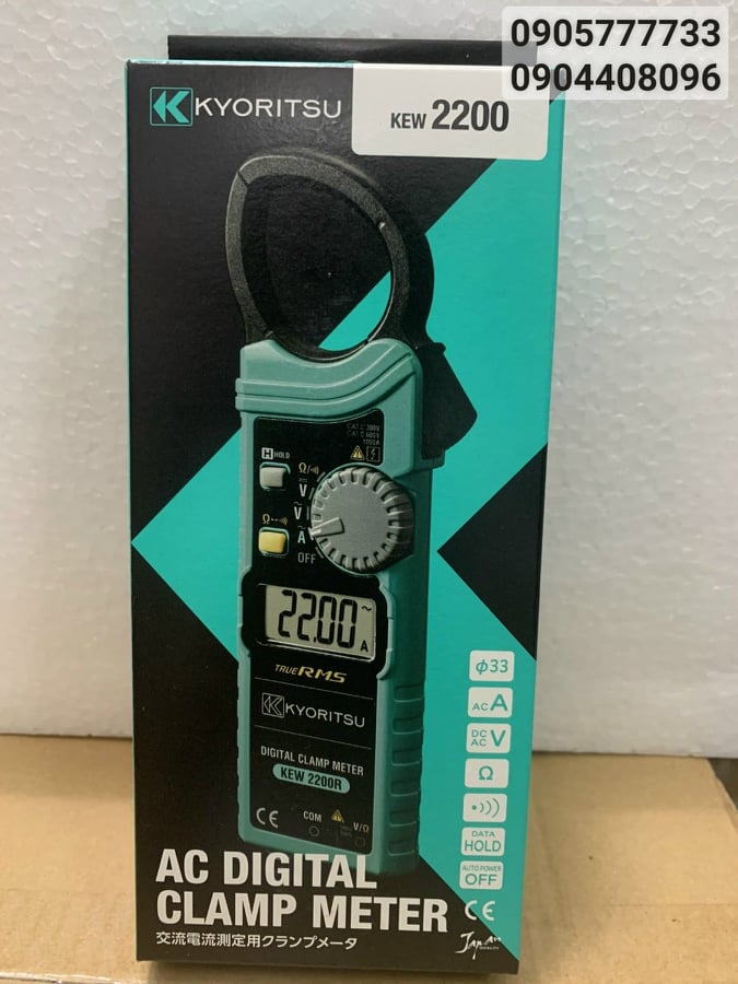 Đồng Hồ Ampe kèm KYORITSU 2200 (AC 1000A)