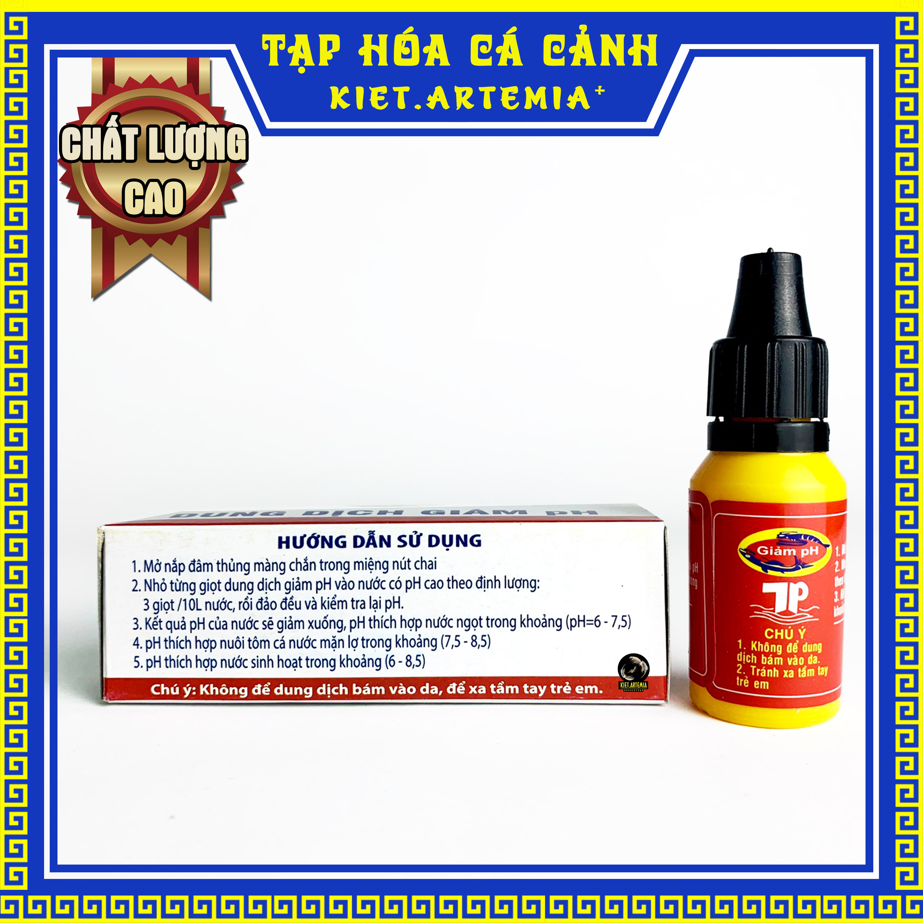 Dung dịch tăng giảm ph,koika,tăng ph, giảm ph cho hồ cá