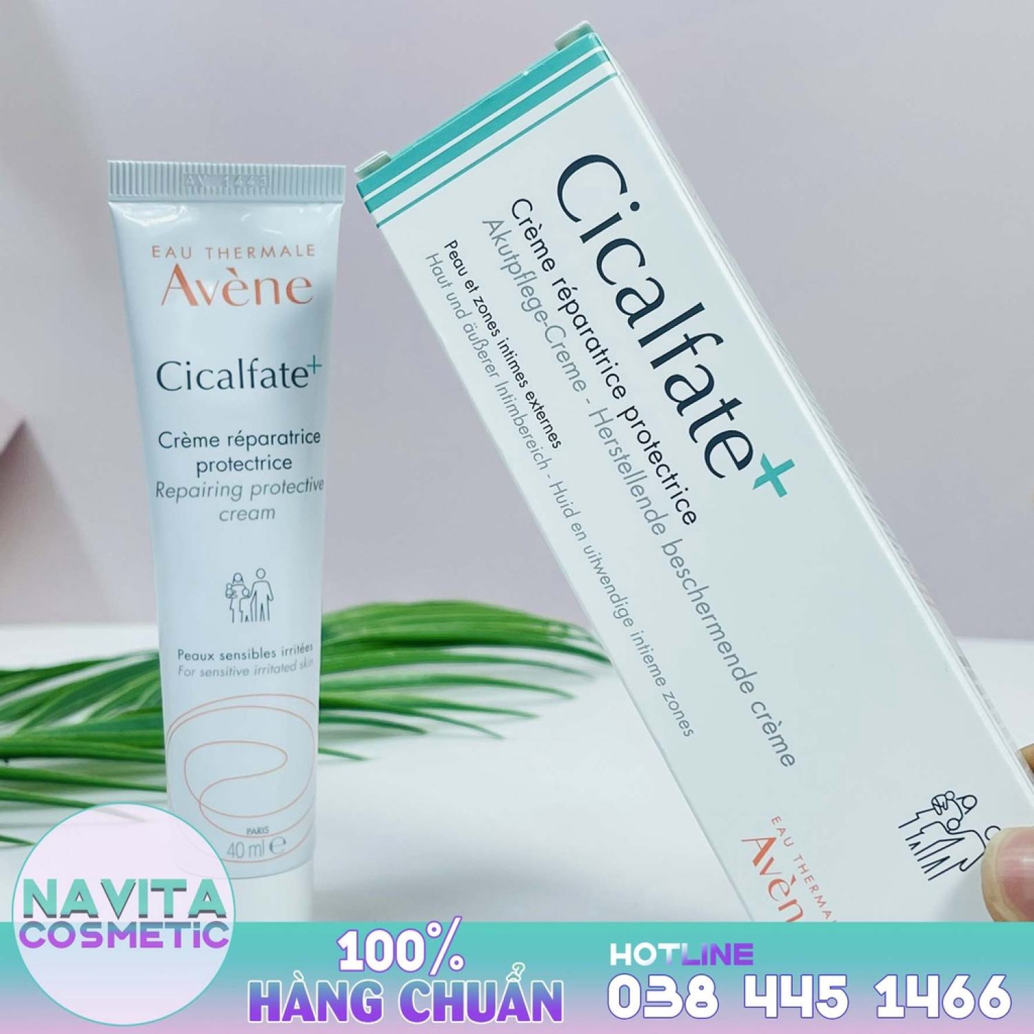 Kem Phục hồi, dưỡng ẩm Avene Cicalfate của Pháp (40ml)