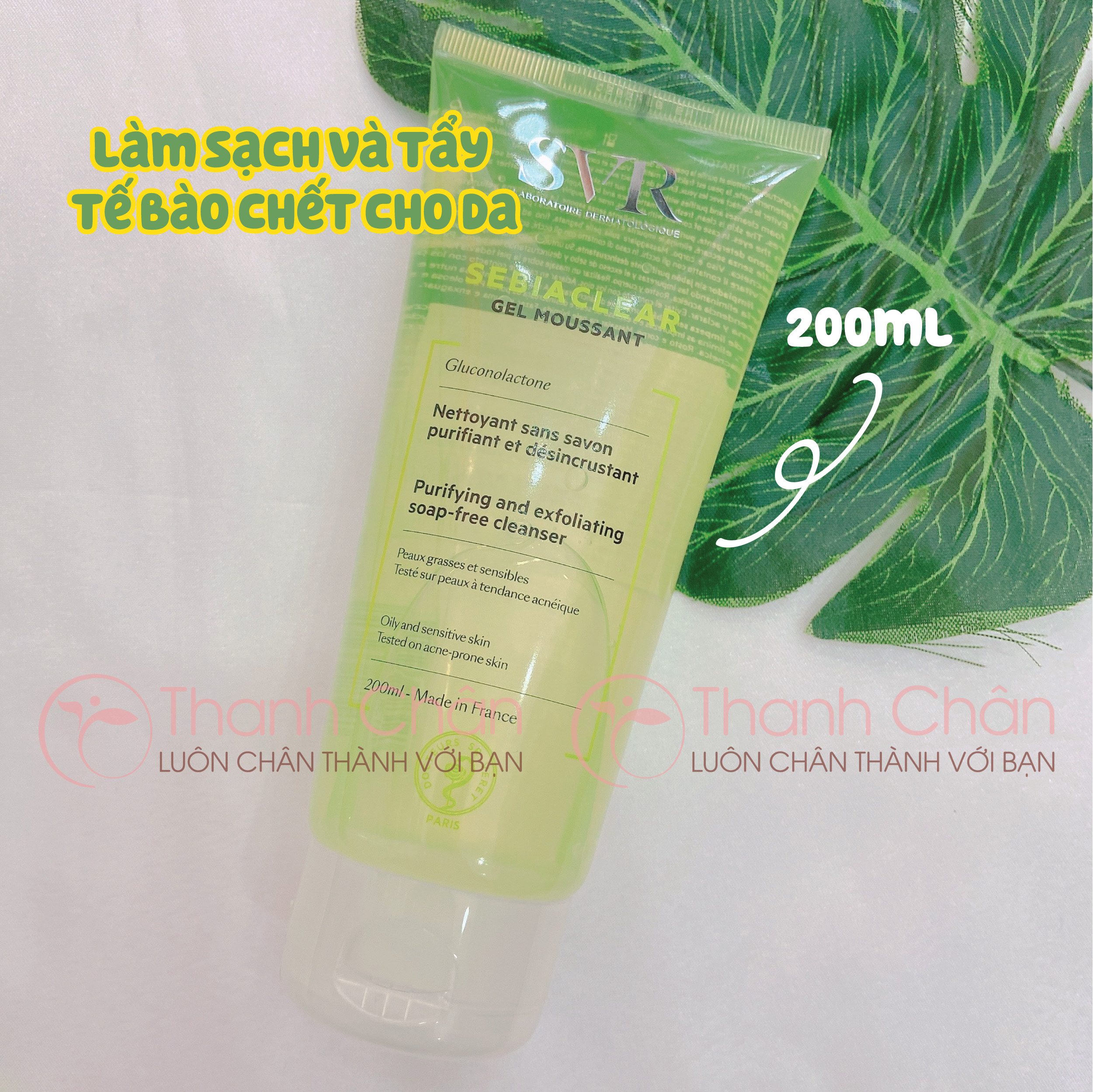 Gel rửa mặt SVR SEBIACLEAR Gel Moussant