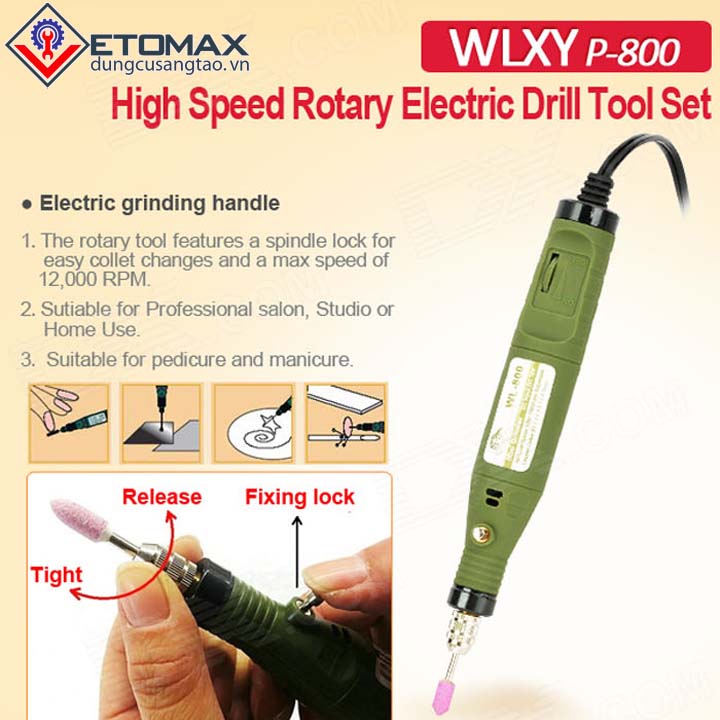 Máy khắc mài mini cao cấp WL-800 ( Bản Cao Cấp )