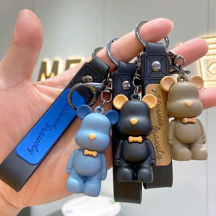 Móc Khoá Xe Gấu Bearbrick Dễ Thương HKD81