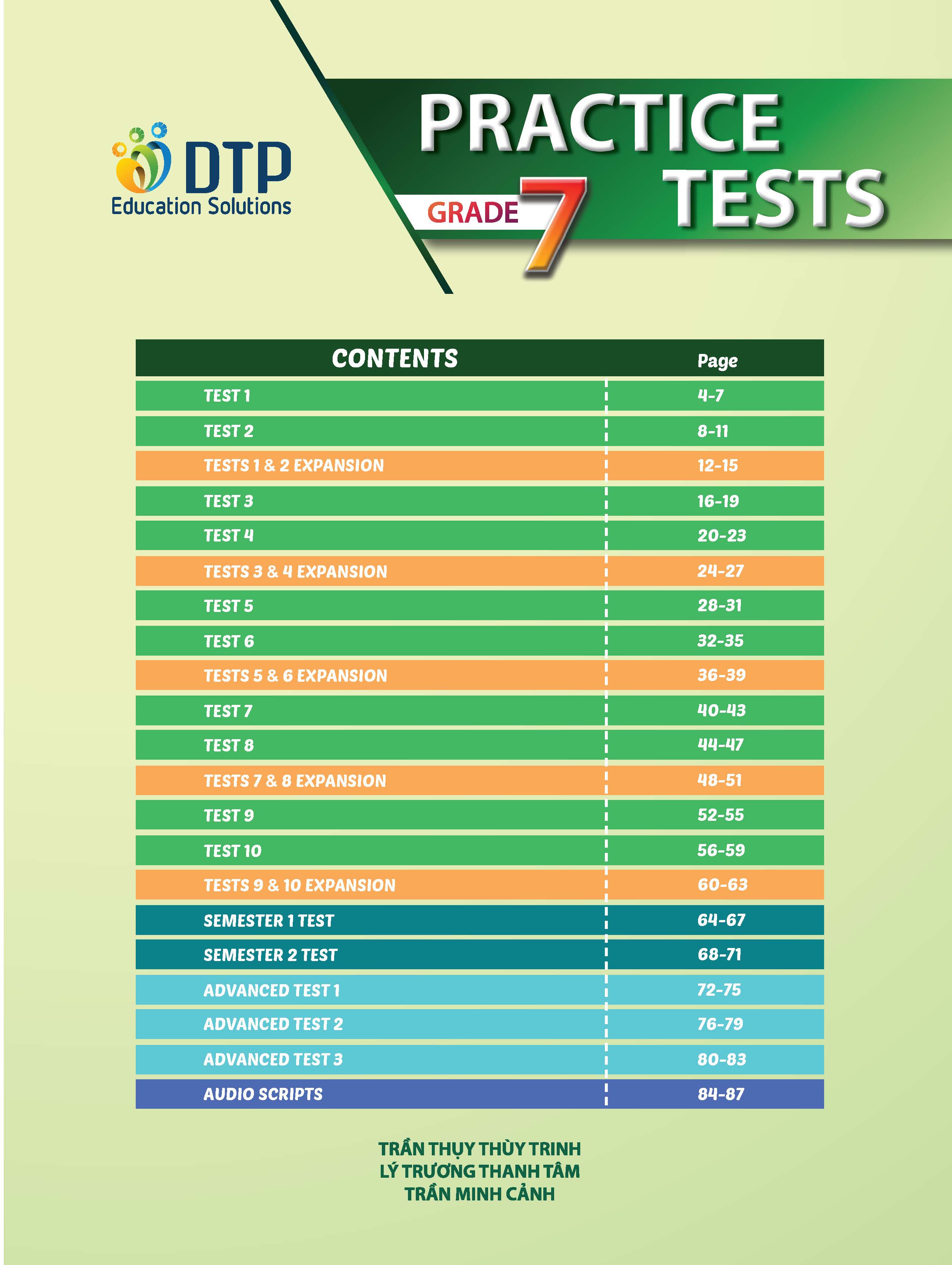Sách - dtpbooks - Practice Test Level 7