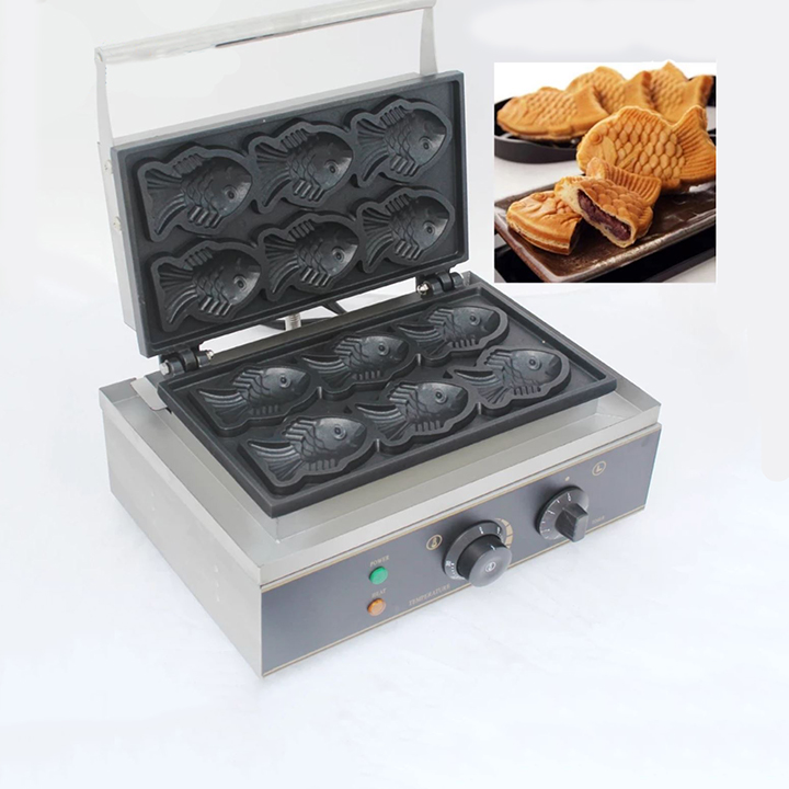 Máy Làm Bánh Cá Công nghiệp 6 Con