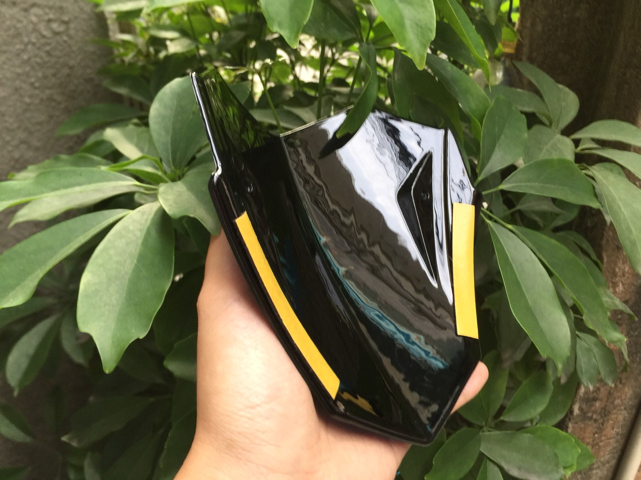 Miếng ốp yếm dưới đen nhám hãng xe SH Mode đời 2013 đến 2019 phụ tùng dàn áo thay thế