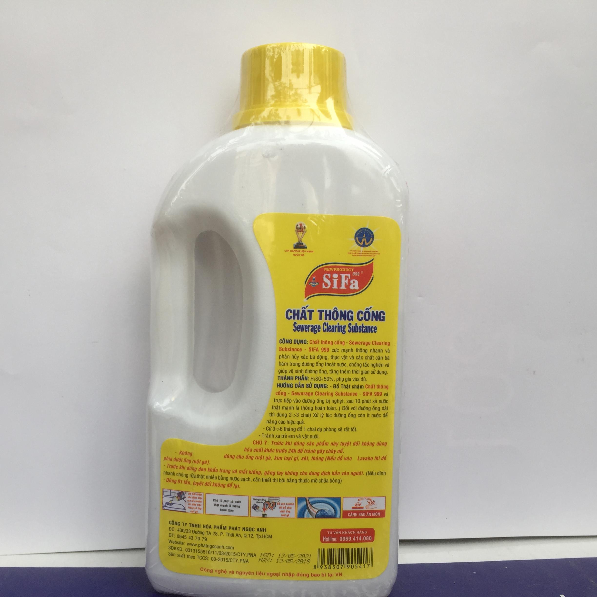 Nước thông tắc cống siêu mạnh SIFA