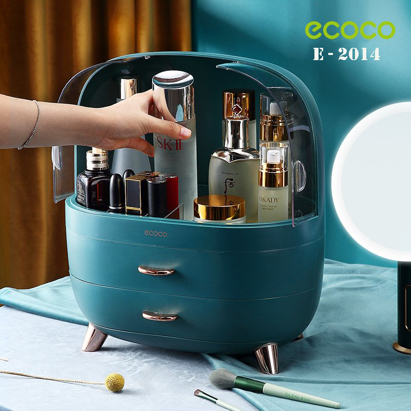 Tủ đựng mỹ phẩm có nắp Ecoco cao cấp E2013+E2014