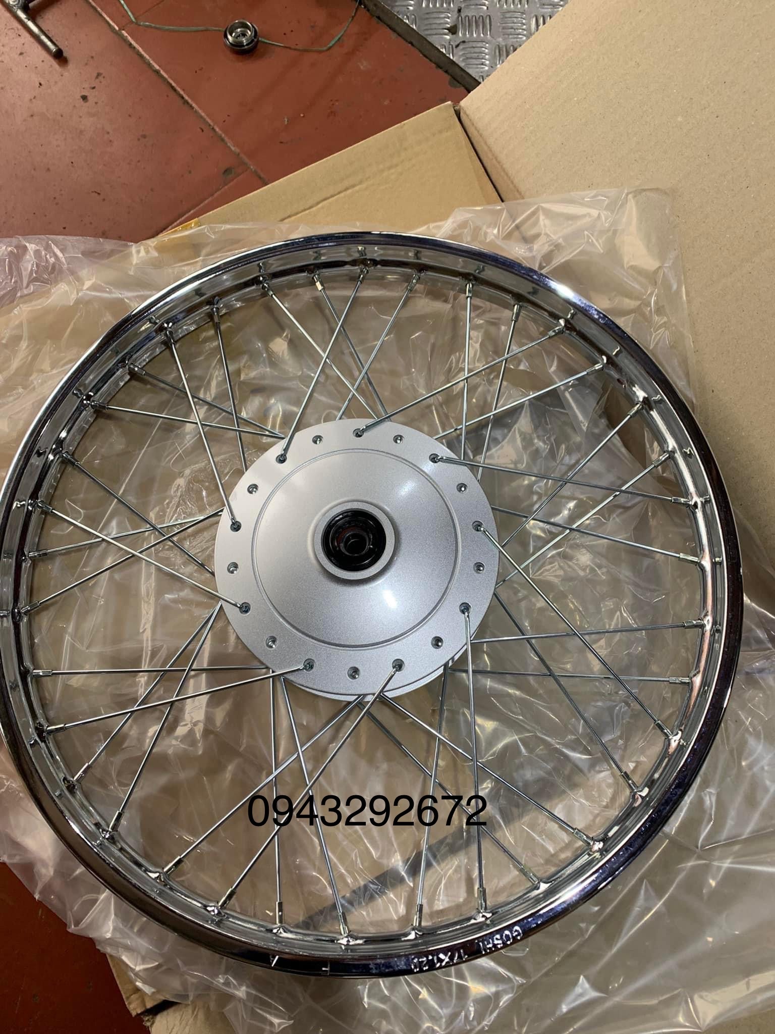 Bộ Vành Trước + May Ơ + Nan ( Cả Bộ ) Dream, Wave Honda