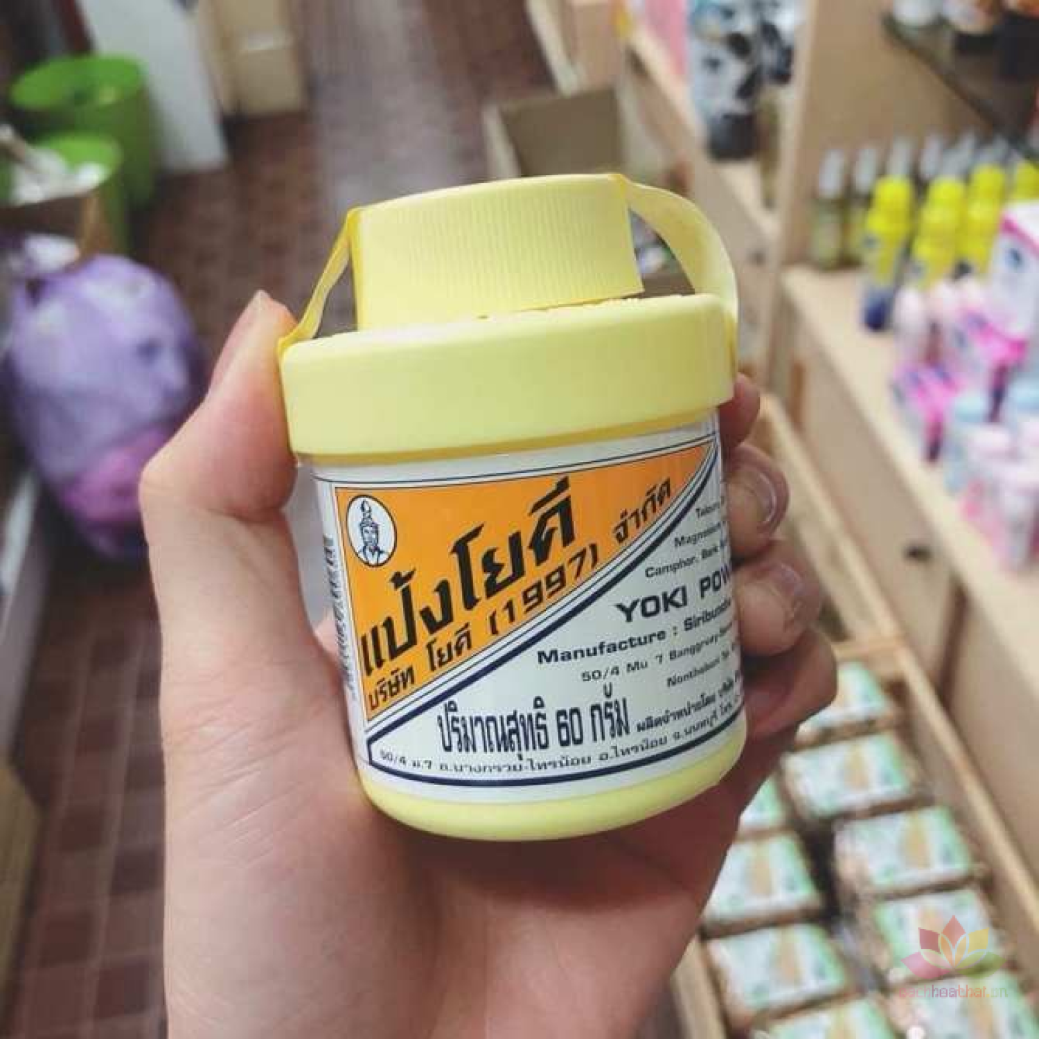 Yoki powder - phấn khử mùi giày, chân hôi thái lan