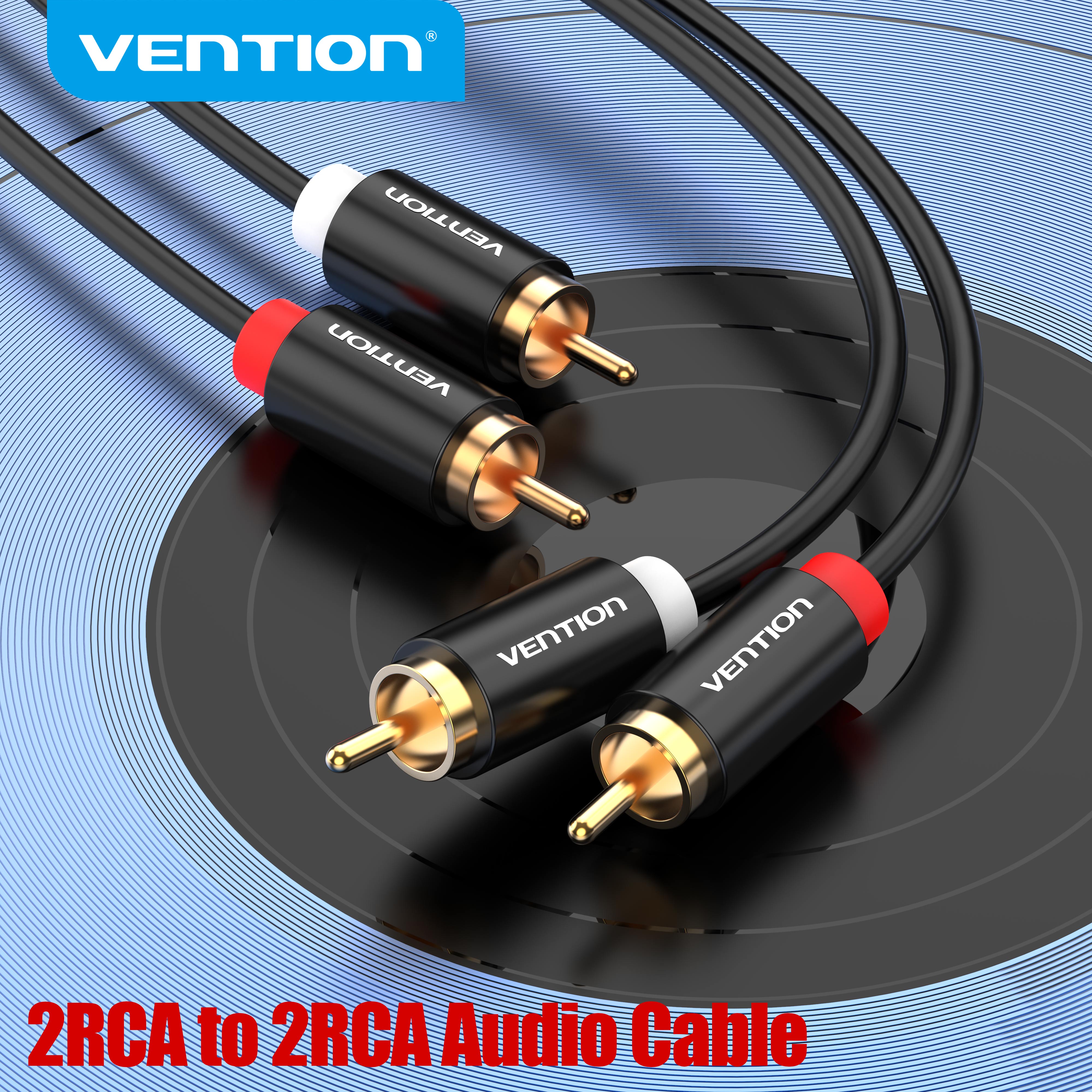 Vention Đường dây âm thanh RCA to RCA Audio Cable 2RCA Male to Male Audio