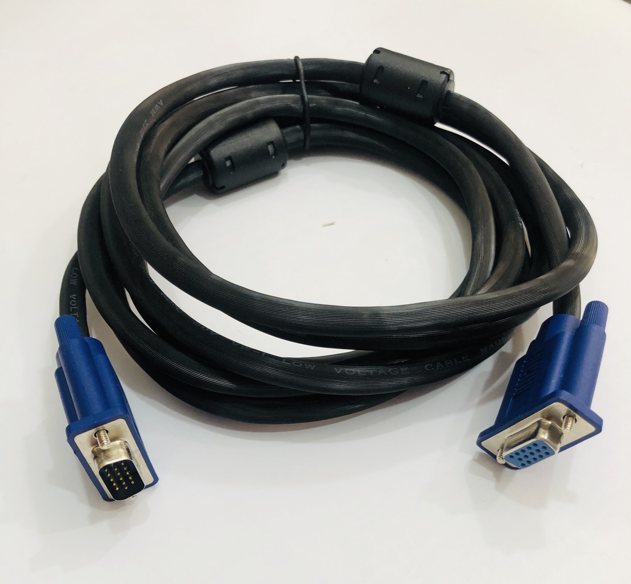 Cáp nối dài cổng VGA ( 1 đầu đực-1 đầu cái) dài 3 mét