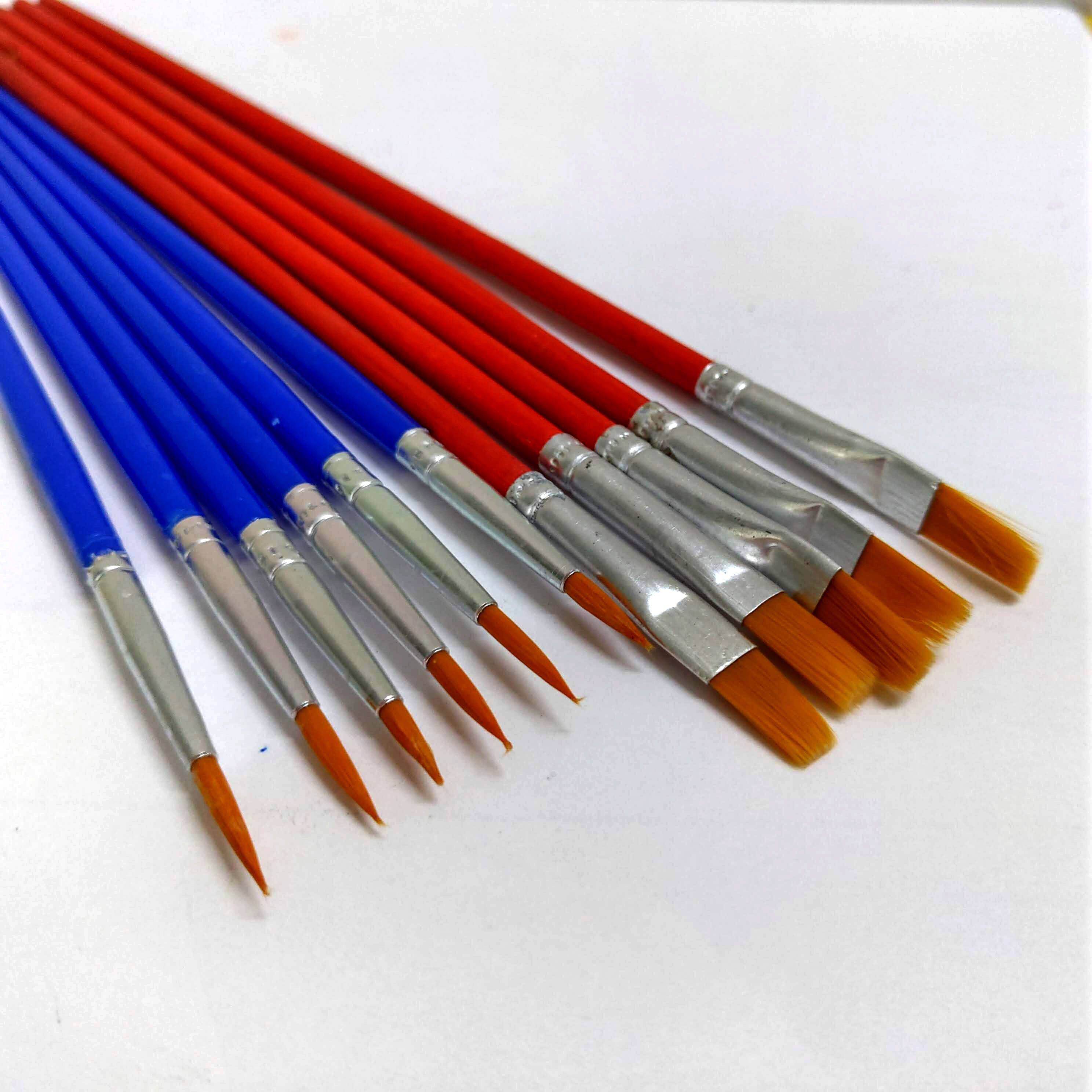 Cọ, Cọ vẽ màu nước, cọ vẽ lớn nhỏ cho bé tô màu nước, dụng cụ học tập, đồ dùng học tập