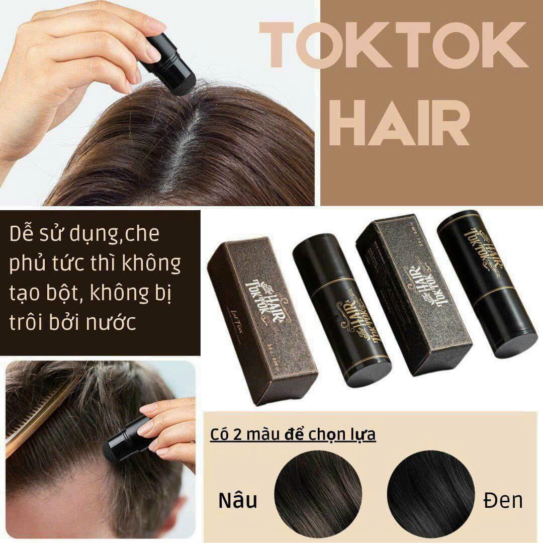 Phấn phủ che khuyết điểm tóc luk fixx the hair tok tok