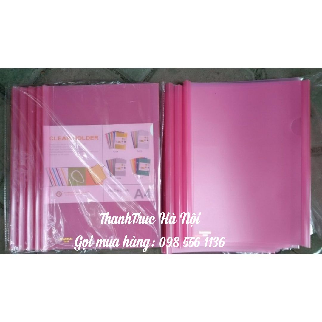 Combo 10c File Rút gáy A4 bìa Dày