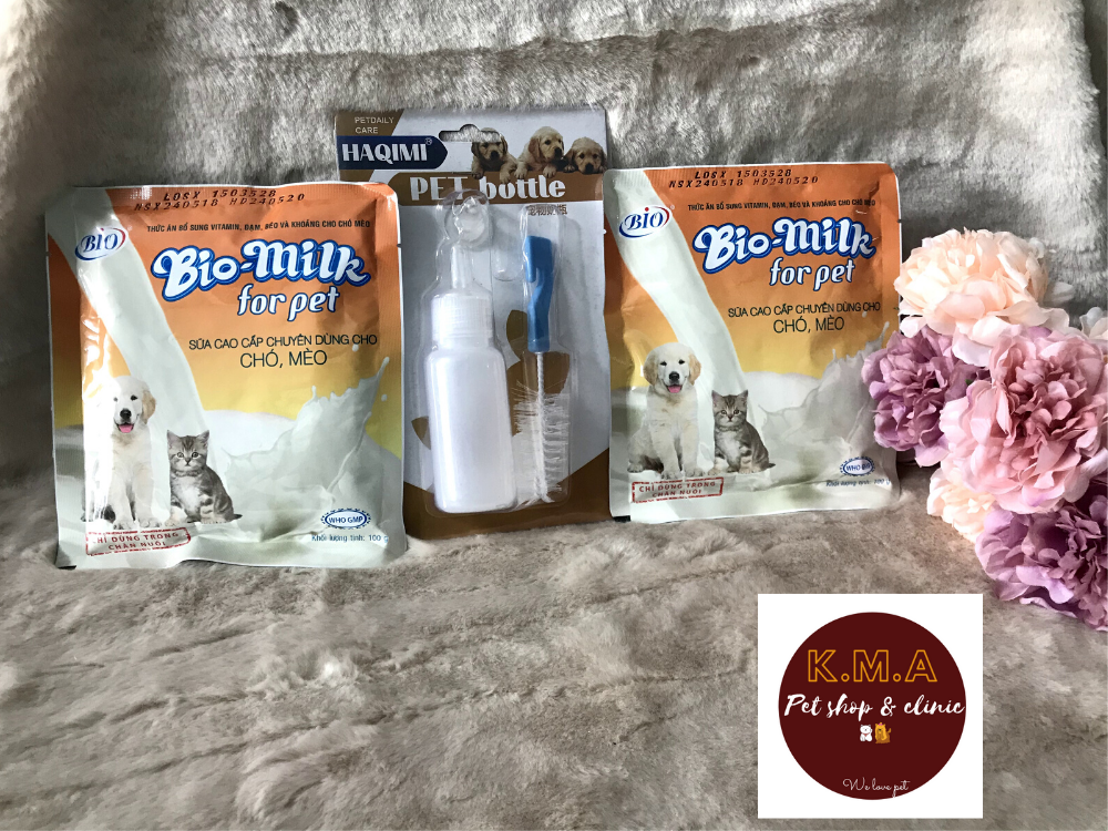 Sữa cao cấp dành cho chó mèo - Bio Milk For Pet gói 100gr