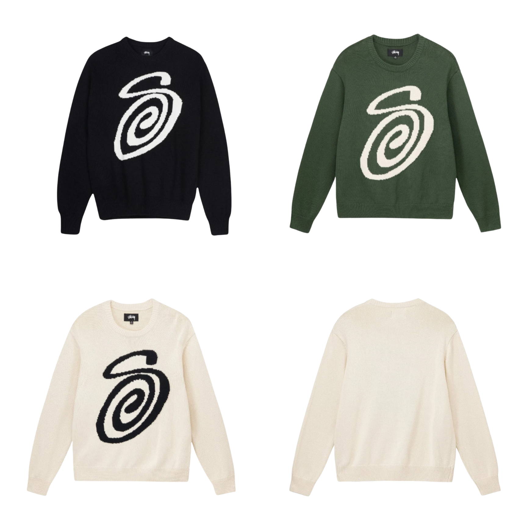 Áo Sweater Stussy Curly S - CÓ SẴN
