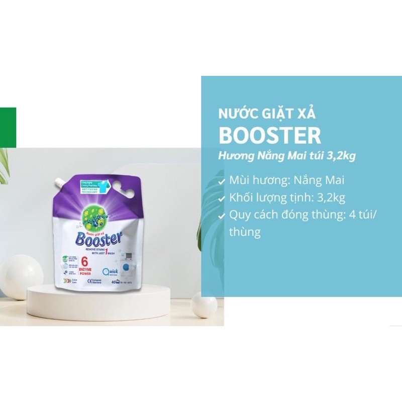 NƯỚC GIẶT BOSSTER 6 trong 1 can 3.7kg