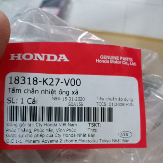 Ốp pô Air Blade 125 2013 2014 2015