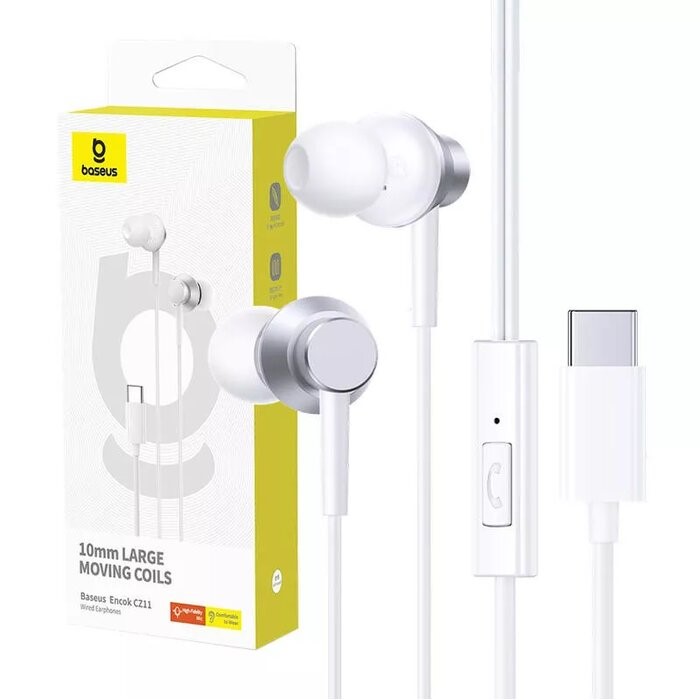 Type-C Baseus C17 Cz11 Cz19 Wired Headphones