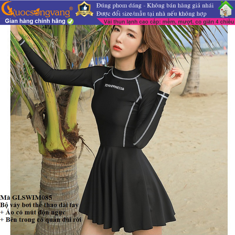 Áo Bơi Bikini Tắm Liền Thân Dạng Váy Tôn Dáng (8/1) - Bộ đồ bơi |  ThờiTrangNữ.vn