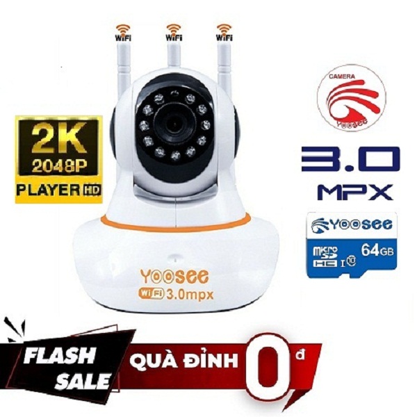 Camera Yoosee 3 Râu Full HD 1080P
