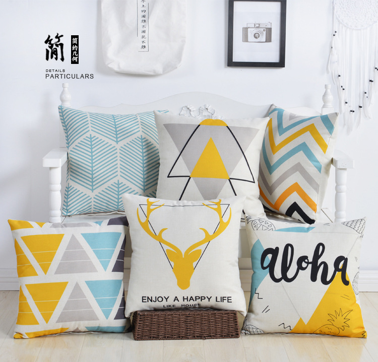 Gối Xanh Vàng Aloha