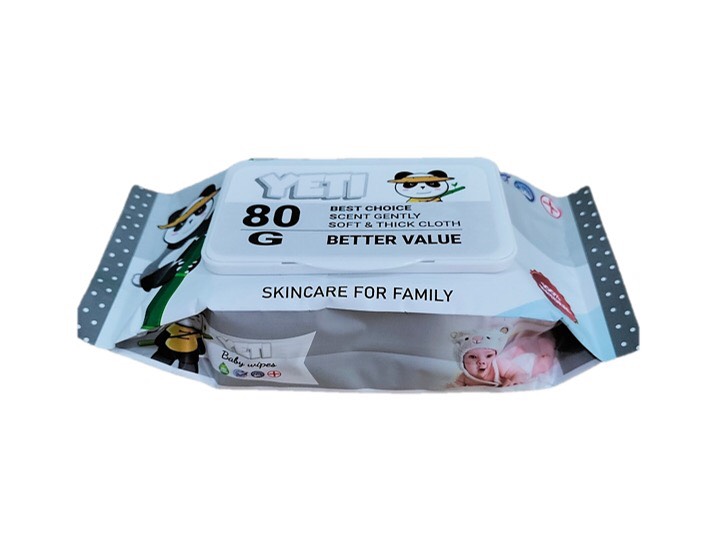 Khăn Giấy Ướt YeTi Thái Lan Không Mùi Xám 80gr